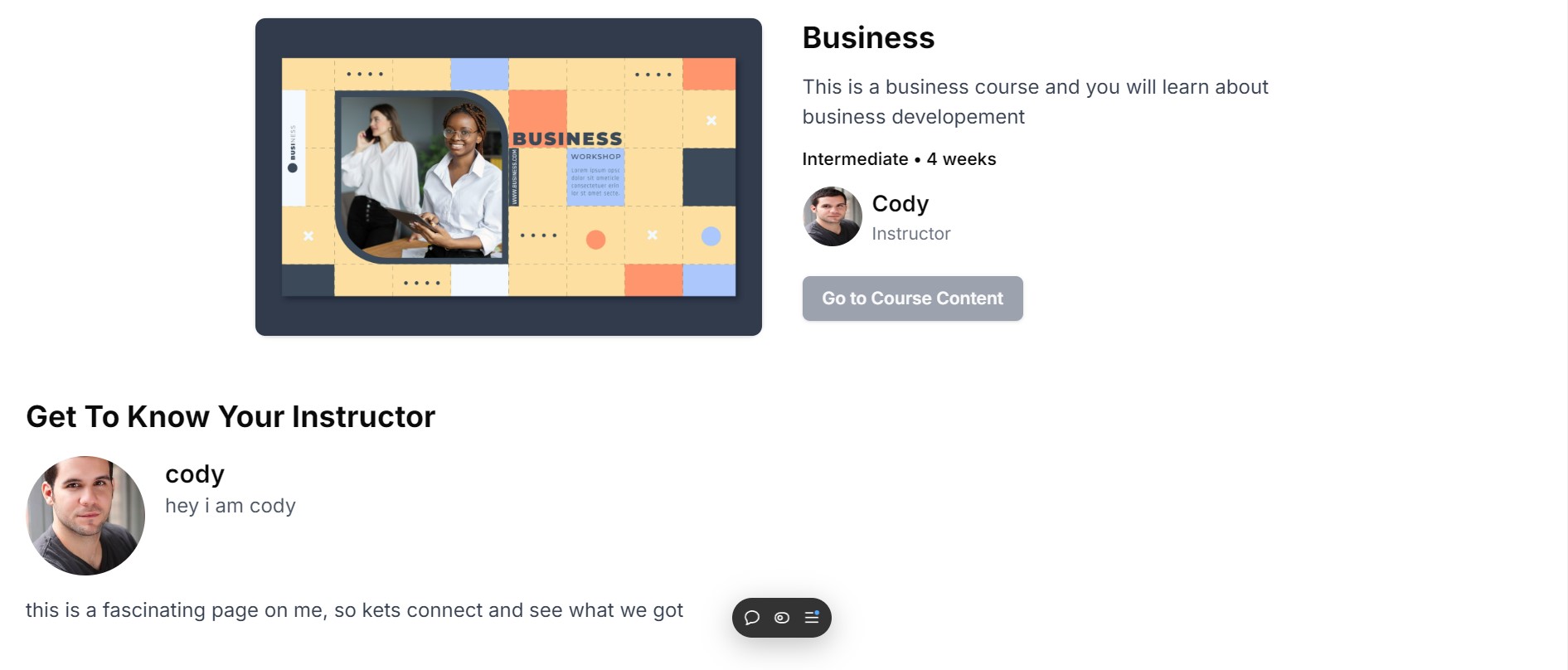 E-Learning Website thumbnail